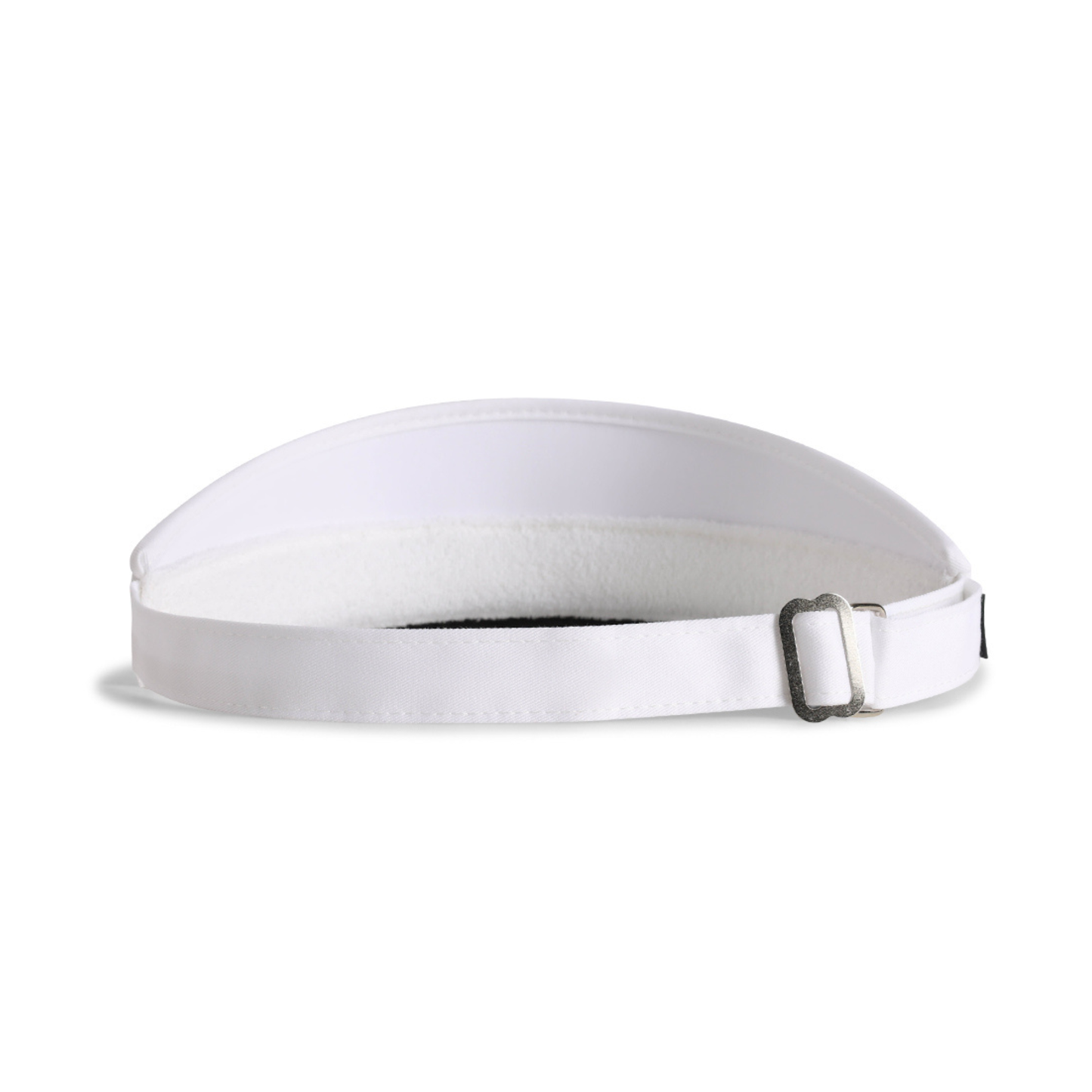 Bud Chenille Tour Visor - White