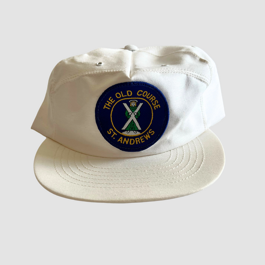 Vintage 90s St. Andrews The Old Course Hat - White