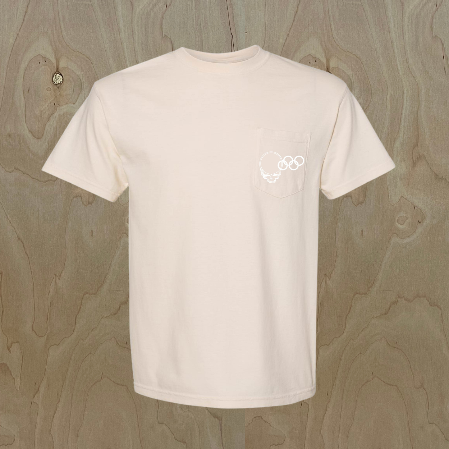 HLS X DEAD GOLF CO. OLYMPIC TORCH POCKET T-SHIRT - Ivory