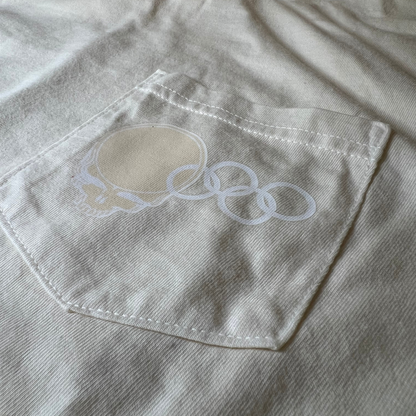 HLS X DEAD GOLF CO. OLYMPIC TORCH POCKET T-SHIRT - Ivory