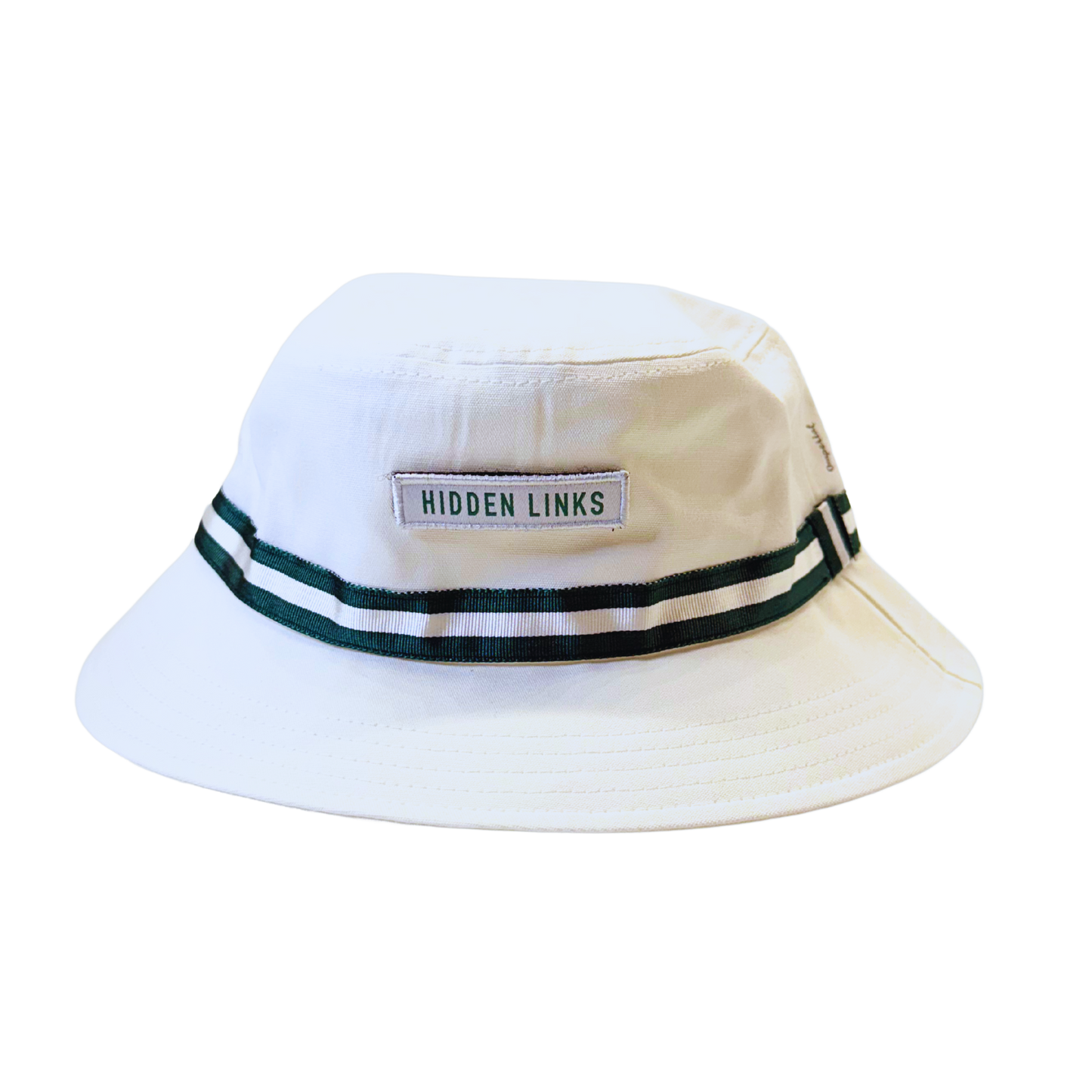 Caddie Bib Bucket Hat - White/Green