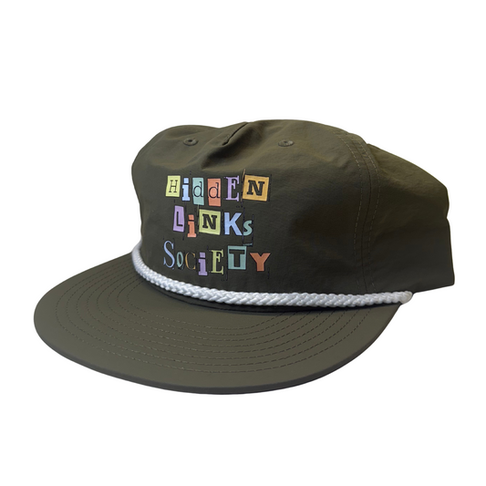 Ransom Note Rope Cap - Olive