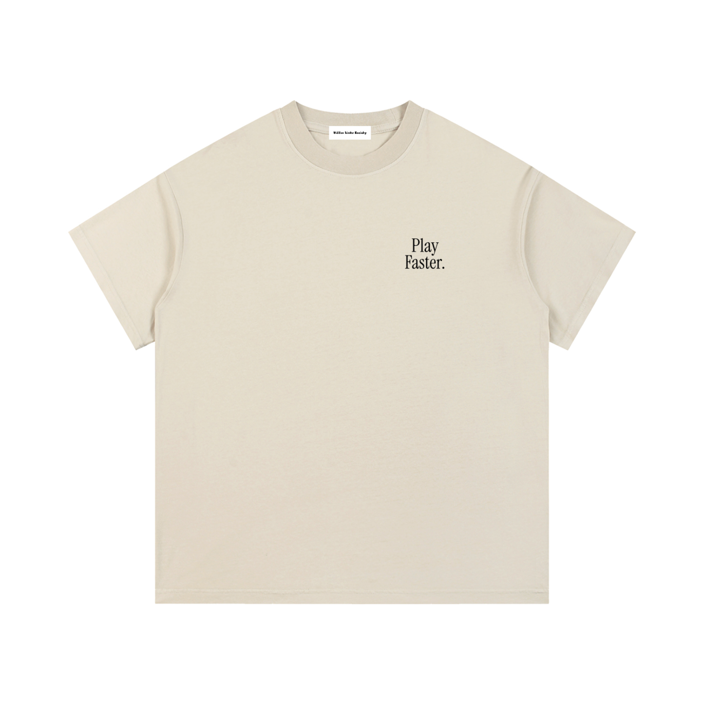 The Play Faster Tee - Ivory