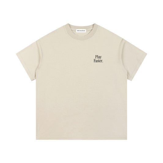 The Play Faster Tee - Ivory