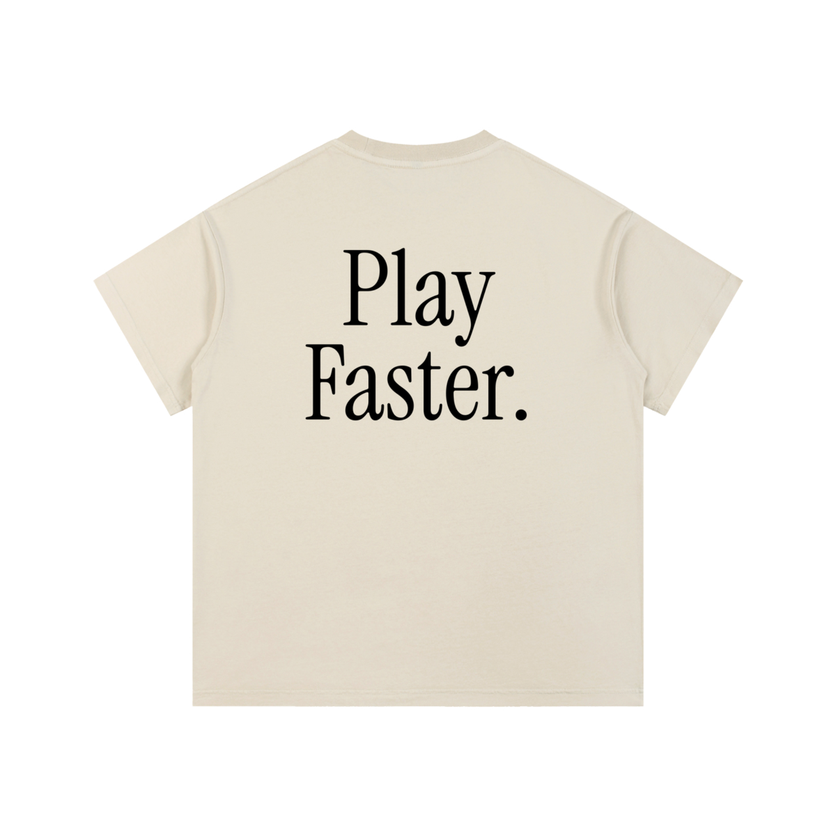 The Play Faster Tee - Ivory
