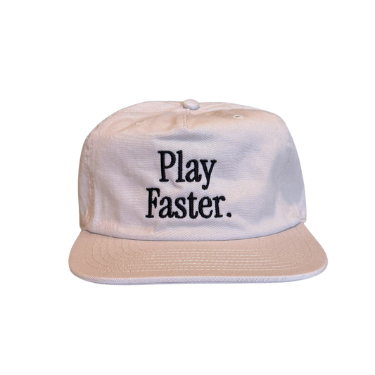 Play Faster Hat - Bone