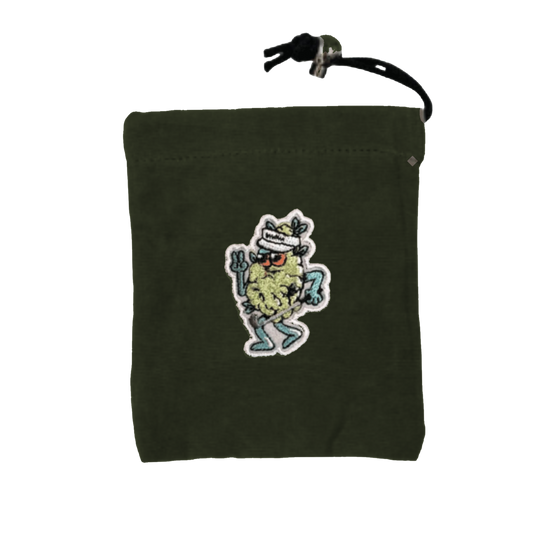 PREORDER: Bud Chenille Valuables Pouch - Olive
