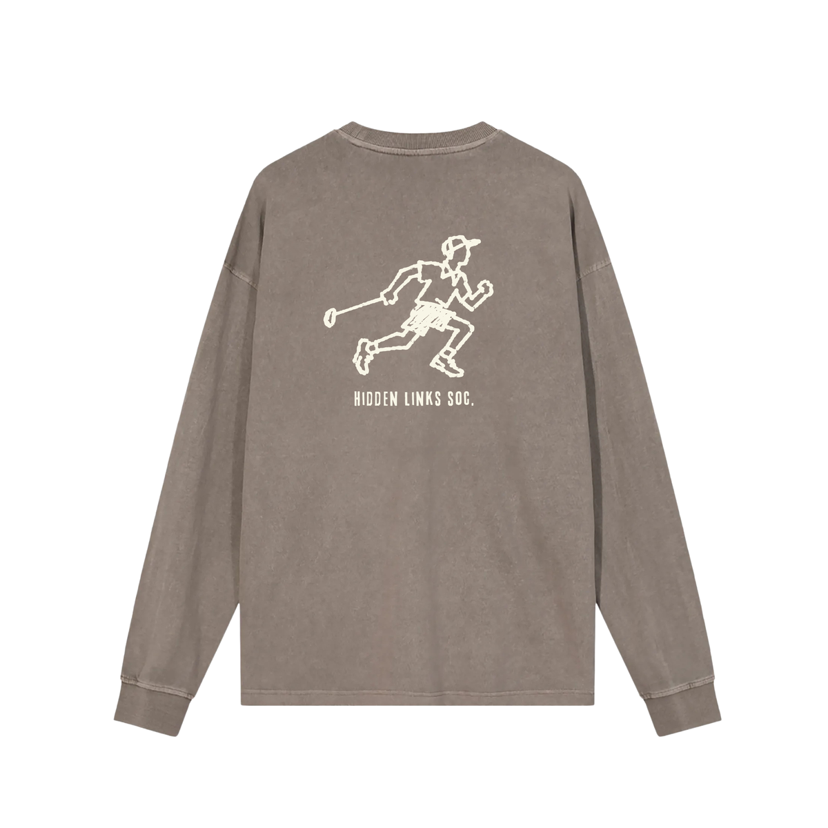 The Society Long Sleeve Tee - Vintage Brown