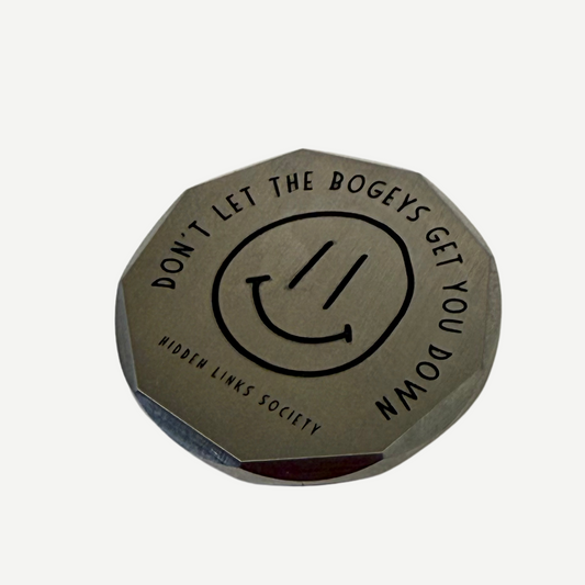 Don't Let The Bogeys Get Your Down Ball Marker - Stainless Steel