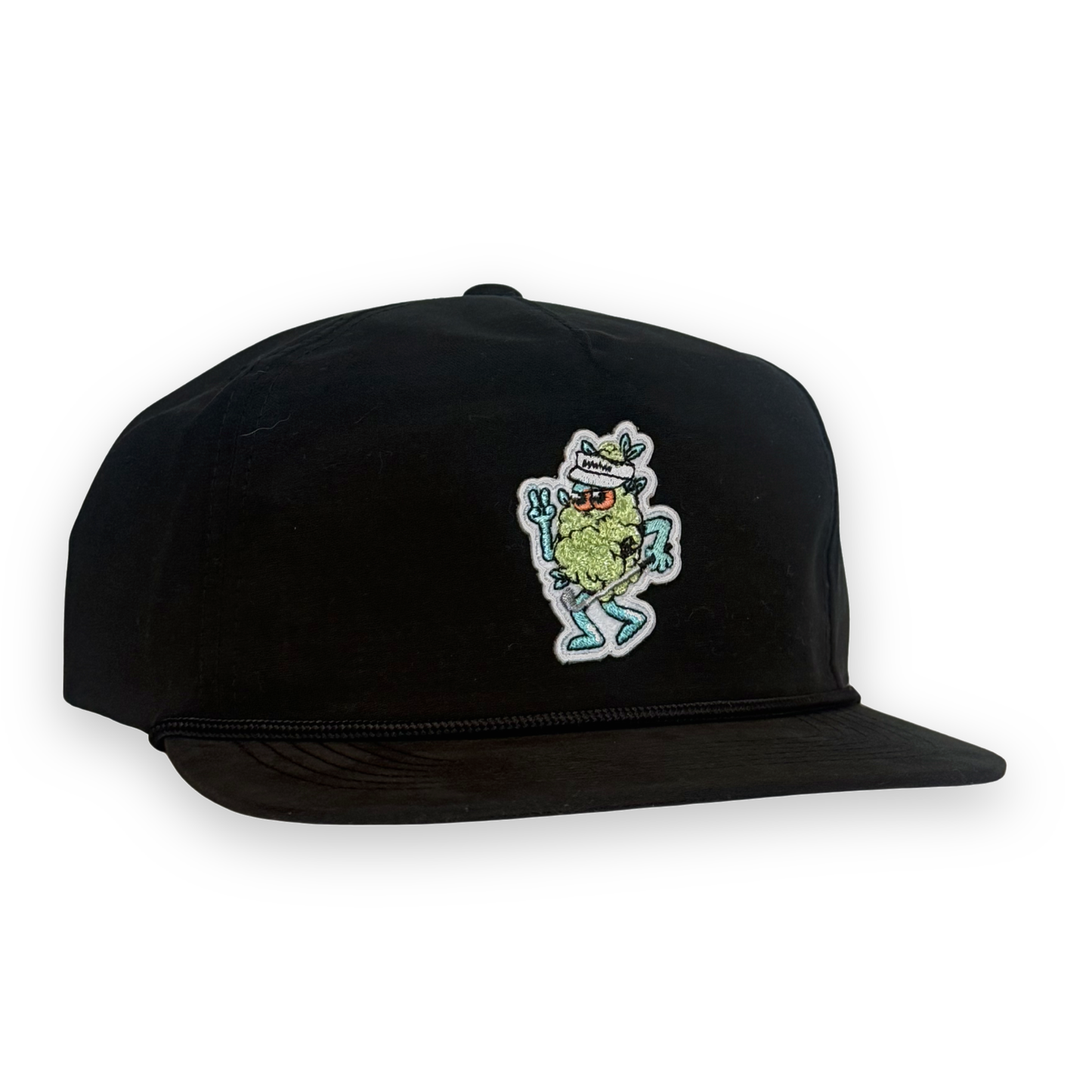 Bud Chenille Patch Hat - Black