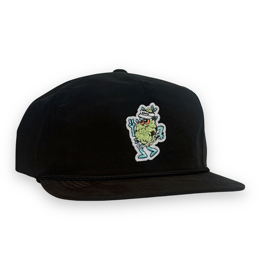 Bud Chenille Patch Hat - Black