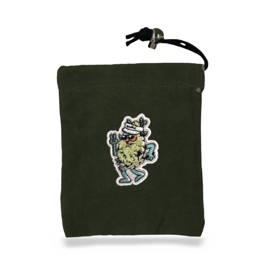 Bud Chenille Valuables Pouch - Olive