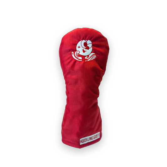 Dimple Ripstop Fairway Wood Cover - Red