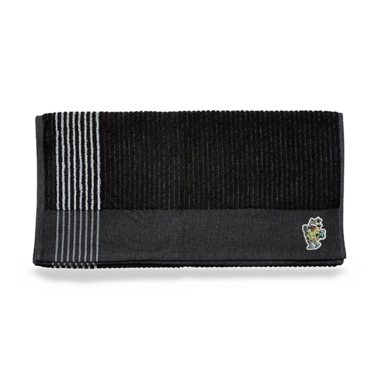 Bud Chenille Caddie Towel - Black