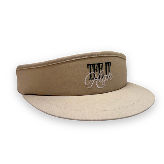 Tee It High Tour Visor- Tan